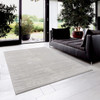 5' x 8' Modern Gray Distressed Area Rug