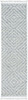 5' x 8' Ivory Grey Machine Woven Geometric with Fringe Indoor Area Rug