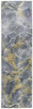 5' x 8' Gray Abstract Dhurrie Polyester Area Rug