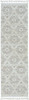 5' x 8' Ivory or Beige Geometric Diamond Indoor Area Rug with Fringe