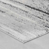 5' x 8' Grey Abstract Rectangle Polypropylene Area Rug