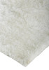 5' x 8' White Shag Tufted Handmade Area Rug