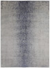 5' x 8' Ivory and Blue Abstract Power Loom Area Rug