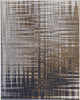 5' x 8' Blue Orange and Gray Abstract Power Loom Area Rug