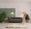 5' x 8' Tan Ivory and Gray Abstract Area Rug