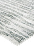 5' x 8' Gray Green and Ivory Striped Distressed Stain Resistant Area Rug