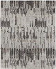 5' x 8' Ivory Brown and Gray Abstract Power Loom Stain Resistant Area Rug