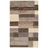 5' x 8' Slate Patchwork Power Loom Stain Resistant Area Rug