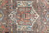 5' x 8' Taupe Red and Brown Floral Area Rug