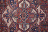 5' x 8' Red Tan & Blue Floral Power Loom Area Rug