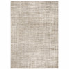 5' x 8' Beige Grey Ivory Tan & Brown Abstract Power Loom Area Rug