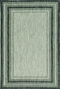 5' x 8' Grey Bordered Area Rug