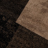 5' x 8' Brown Checkered Dhurrie Area Rug