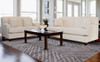 5' x 8' Gray Abstract Stain Resistant Area Rug