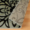 5' x 8' Blue and Gray Medallion Power Loom Stain Resistant Area Rug