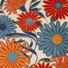 5' x 8' Multicolor Floral Stain Resistant Non Skid Area Rug