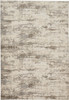 5' x 8' Ivory and Brown Abstract Area Rug