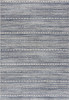 5' x 8' Navy Blue Decorative Stripes Area Rug