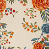 5' x 8' Multicolor Floral Stain Resistant Non Skid Polypropylene Area Rug