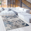 5' x 8' Navy Blue Cobblestone Pattern Area Rug