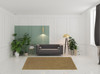 6' x 9' Rich Gold Shag Tufted Handmade Stain Resistant Area Rug