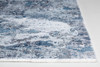 6' x 9' Blue and Gray Abstract Dhurrie Area Rug
