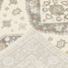 6' x 9' Grey Pink and Brown Oriental Power Loom Stain Resistant Area Rug