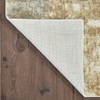 6' x 9' Grey and Brown Abstract Hand Loomed Stain Resistant Area Rug
