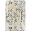 6' x 9' Grey & Gold Abstract Power Loom Stain Resistant Area Rug