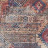6' x 9' Multicolor Southwestern Distressed Washable Area Rug