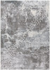 6' x 9' Blue Abstract Power Loom Polyester Area Rug