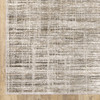 6' x 9' Beige Grey Ivory Tan & Brown Abstract Power Loom Area Rug