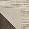 6' x 9' Brown Abstract Power Loom Area Rug