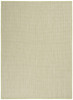 6' x 9' Green Geometric Power Loom Area Rug