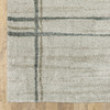 7' x 10' Grey Teal Beige and Tan Geometric Power Loom Area Rug