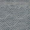7' x 10' Denim Blue Hand Tufted Space Dyed Geometric Indoor Area Rug