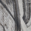 7' x 10' Gray Abstract Dhurrie Area Rug