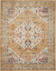 7' x 10' Yellow and Ivory Dhurrie Area Rug
