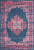 7' x 10' Blue Power Loom Area Rug