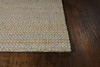 7' x 10' Grey Wool or Jute Rug