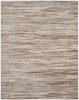 7' x 10' Brown Abstract Power Loom Area Rug