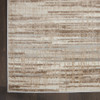 7' x 10' Brown Abstract Power Loom Area Rug