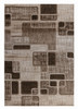 7' x 10' Brown Geometric Rectangle Polypropylene Area Rug