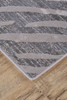 7' x 10' Gray Abstract Area Rug