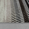 7' x 10' Beige Striped Area Rug