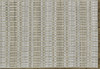 7' x 9' Tan Gray and Silver Striped Hand Woven Area Rug