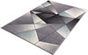 7' x 9' Grey Blue Geometric Area Rug