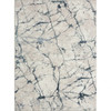 7' x 9' Blue & Gray Abstract Stain Resistant Area Rug