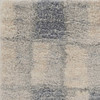 7' x 9' Polypropylene Ivory or Blue Area Rug