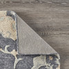 7' x 9' Blue and Gray Wool Hand Tufted Area Rug